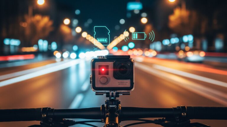 Gravação contínua: otimizar cartão e bateria